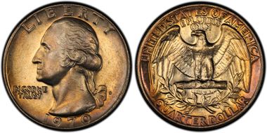 1970-D 25C DDR FS-802 MS65