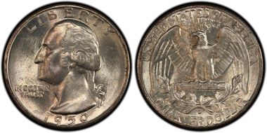 1950-D 25C DDR, FS-802 MS65