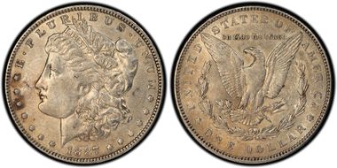 1887 $1 VAM 25A Donkey Tail XF45
