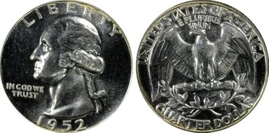 1952 25C "Superbird" FS-902 Hand-Engraved Tail Feathers PR66