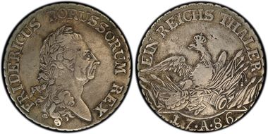 1786-A Thaler KM-347 Dav-2590A VF30