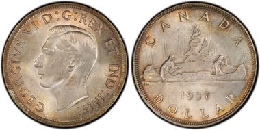 1937 S$1 MS64+