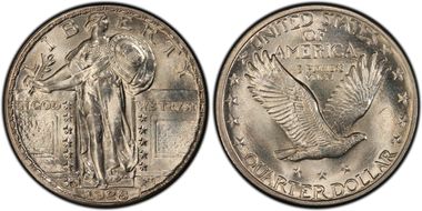 1928-D 25C MS66FH
