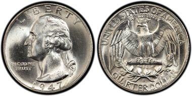 1947-S/S 25C RPM FS-502 MS65+