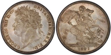 1821 Crown S-3805 Secundo MS66+