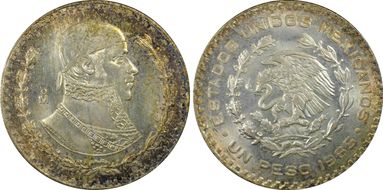 1965-Mo Peso KM-459 MS66