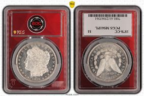 1878-CC $1 MS61PL