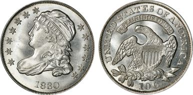 1830/29 10C MS67