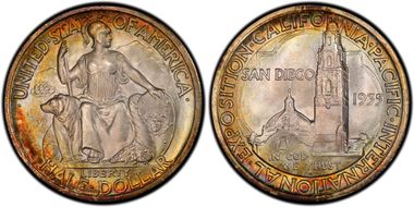 1935-S 50C San Diego MS67+