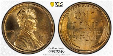 1914 1C PR68+ RD