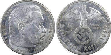 1936-G 5 Mk Swastika J-367 MS62