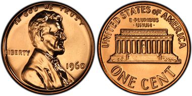1960 1C FS-101, Large/Small Date PR67RD