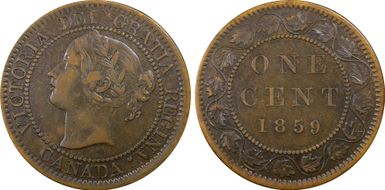 1859 1C 9/Inverted 9 XF40BN