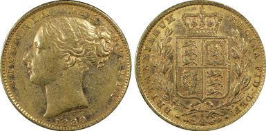 1880-S Sov S-3855 Shield AU50