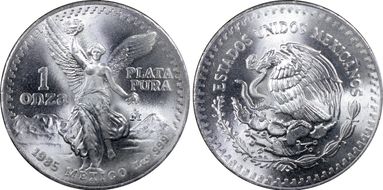 1985-Mo Onza Libertad Ag MS66