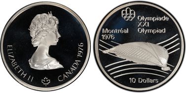 1976 $10 Velodrome PR69DCAM