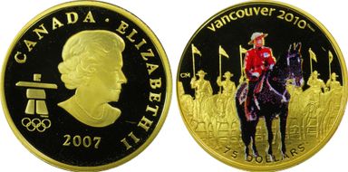 2007 $75 Olympics-RCMP PR68DCAM