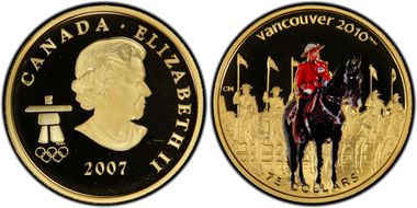 2007 $75 Olympics-RCMP PR68DCAM