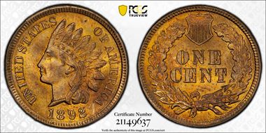 1892 1C MS64RD