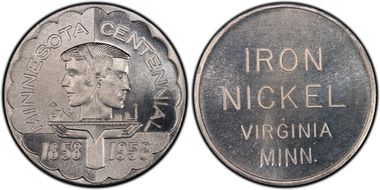 1958 Medal HK-518a Minnesota  Statehood Centennial MS66