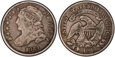 1834 10C JR-7, Small 4 N1