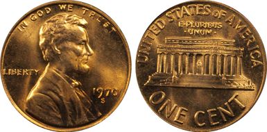 1970-S 1C Large Date, DDO, FS-103 MS65RD