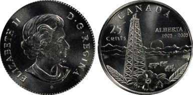 2005-P 25C Alberta MS68