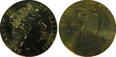 2005-C $1 Gallipoli Counterstamp MS67