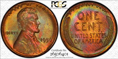 1956 1C MS65BN