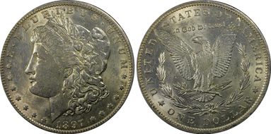 1897-O $1 AU55