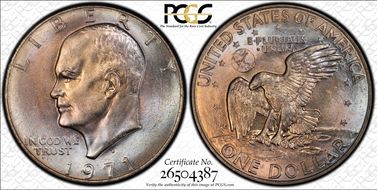 1971-D $1 MS64+