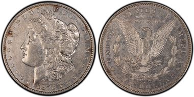 1878-S $1 VAM 72, Long Arrow Shaft XF45