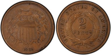 1865 2C Fancy 5, RPD FS-1302 VF25BN