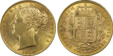 1884-S Sov S-3855B Shield MS63