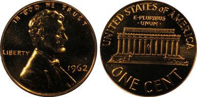 1962 1C PR67RD