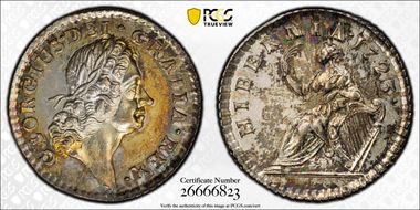1723 Farth Hibernia, Silver SP64