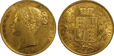 1848 Sov S-3852C Second Head AU58