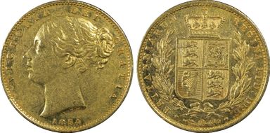 1854 Sov S-3852D WW incuse AU53