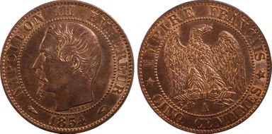 1854-A 5C Gad-152 F-116 MS64RB