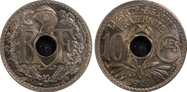 1917 10C Gad-286 F-138 MS67