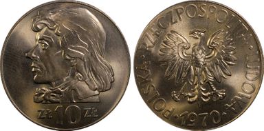 1970 MW 10 Zl Kosciuszko MS67