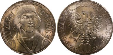 1968 MW 10 Zl Kopernik MS67