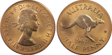 1961 Y. (p) 1/2D PR65RD