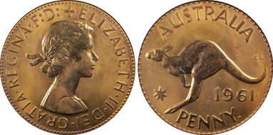 1961 Y. (p) 1D PR66RD