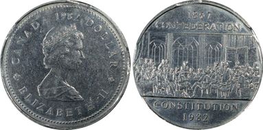 1982 $1 Constitution MS62