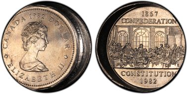 1982 $1 Constitution MS62