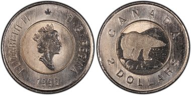 1996 $2 Canadian Planchet MS64