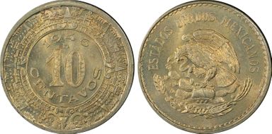 1946-M 10C KM-432 MS67