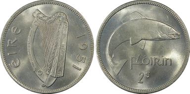 1951 Florin MS65