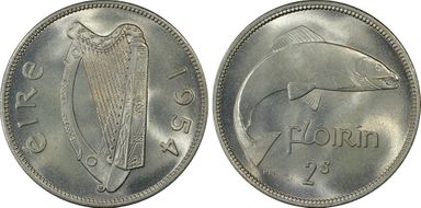 1954 Florin KM-15a MS66